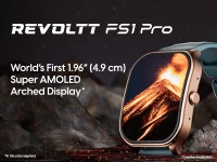 Fastrack Revoltt FS1 Pro|World's First,1.96" Super AMOLED|Highest Resolution|BT Calling Smartwatch  (Green Strap, Free Size)